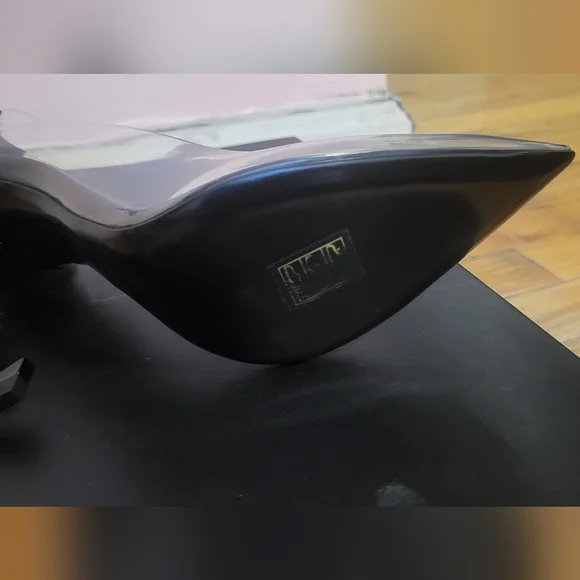 Saint Laurent Women's Black Transparent Heels - Picture 6 of 9